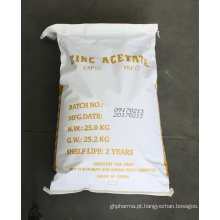 Grade de reagente de di -hidrato acético de zinco de alta qualidade